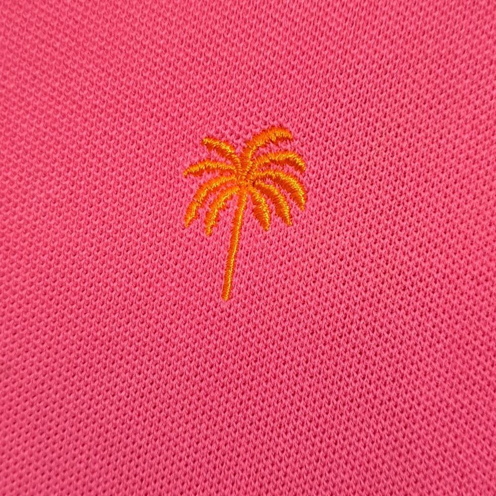 Lilly Pulitzer Polo Shirt Pink Medium - Picture 2 of 6